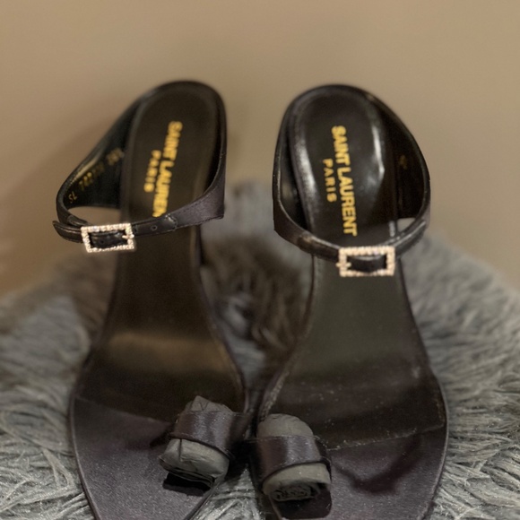 YSL Navy Blue Heels